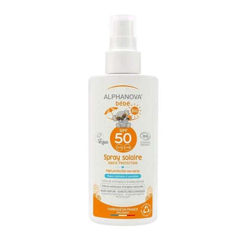 Alphanova Sun Organic Baby Sunscreen Spray SPF50 (125g) Alphanova Sun Organic Baby Sunscreen Spray SPF50 (125g)