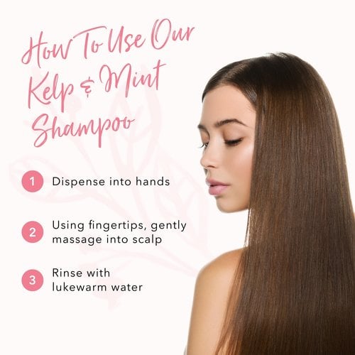 100% Pure Kelp & Mint Volumizing Shampoo - 474ml