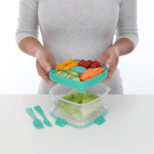 Sistema Renew Salad To Go (1,1l) - Minty Teal