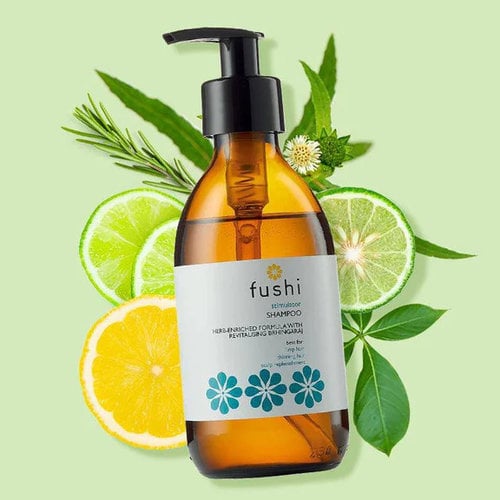 Fushi Stimulator Herbal Shampoo Glass Bottle (230 ml)