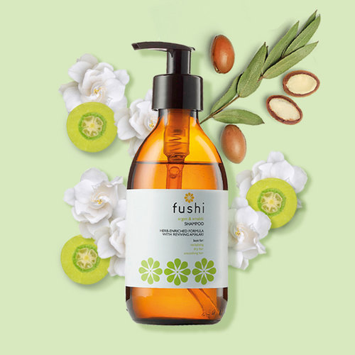 Fushi Argan & Amalaki Shampoo Glass Bottle (230 ml)