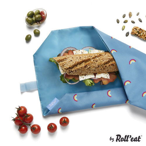 Roll'Eat Boc'n'Roll Food Wrap - Icons Rainbow