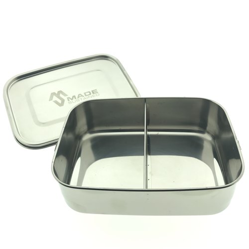 Made Sustained RVS Lunchbox Large Large Duo Leakproof Made Sustained RVS Lunchbox Large Large Duo Leakproof