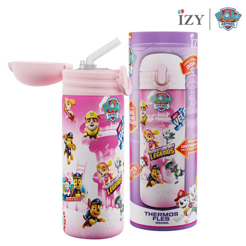 IZY Kids RVS Thermosfles (350ml) - Paw Patrol Refresh Girls
