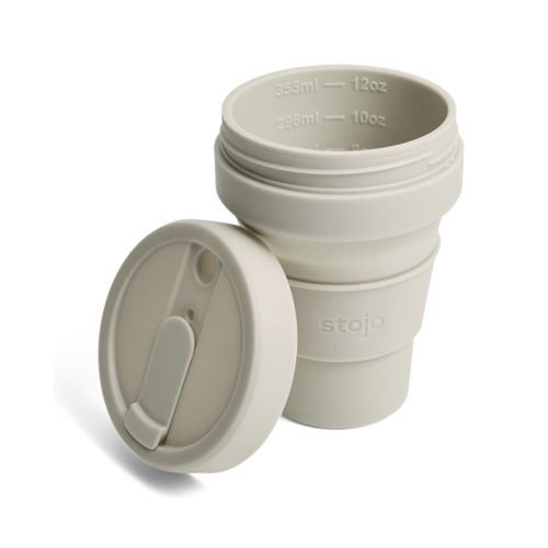 Stojo Foldable Coffee Cup 355ml - Oat