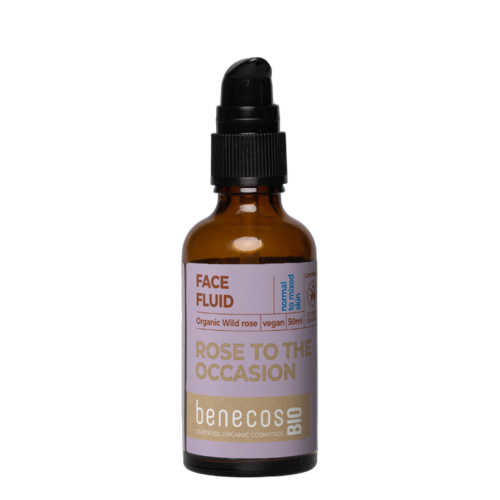 Benecos Bio Organic Face Fluid - Wild Rose (50ml) Benecos Bio Organic Face Fluid - Wild Rose (50ml)