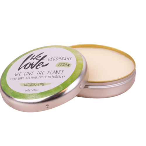 We Love The Planet Deodorant Creme Vegan - Luscious Lime We Love The Planet Deodorant Creme Vegan - Luscious Lime
