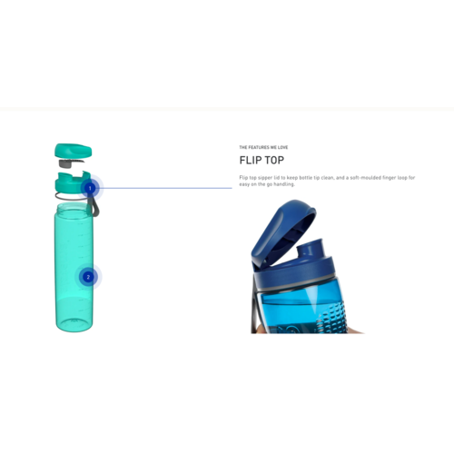 Sistema Drink Bottle Tritan Swift 600ml - Teal