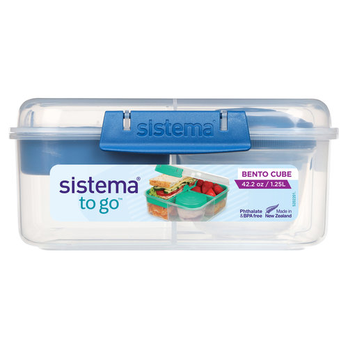 Sistema Bento Box 1.25L – Transparant Blue