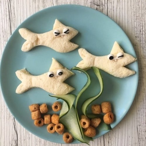 Lunchpunch Sandwich Snijders Brood Decoratie - Mermaid