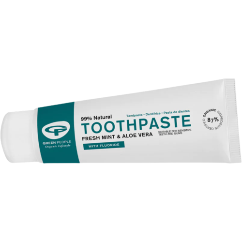 Green People Natuurlijke Tandpasta - Fresh Mint & Aloe Vera (75ml) Green People Natuurlijke Tandpasta - Fresh Mint & Aloe Vera (75ml)