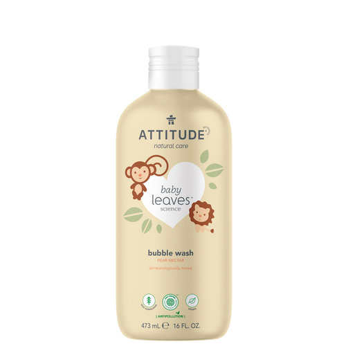 Attitude Baby Leaves Bubble Wash - Pear Nectar (473ml) Attitude Baby Leaves Bubble Wash - Pear Nectar (473ml)