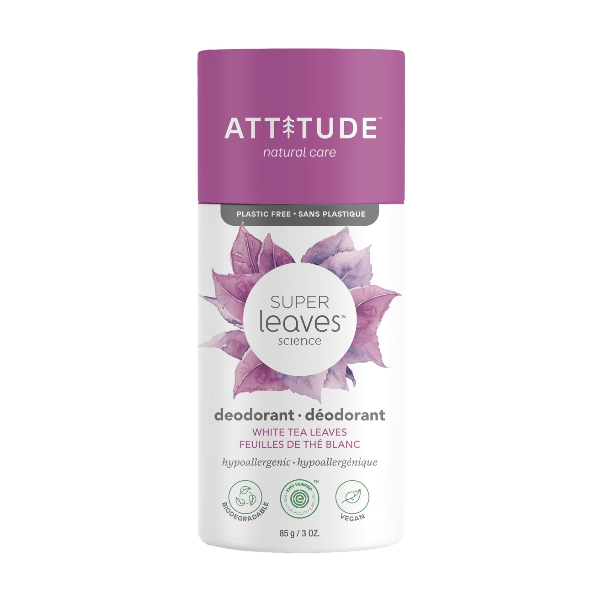 Attitude Super Leaves Deodorant White Leaves Bewust Puur