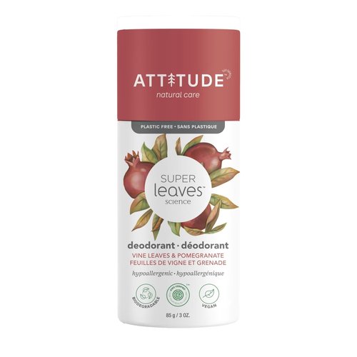 Attitude Super Leaves Deodorant - Pomegranate & Green Tea Attitude Super Leaves Deodorant - Pomegranate & Green Tea