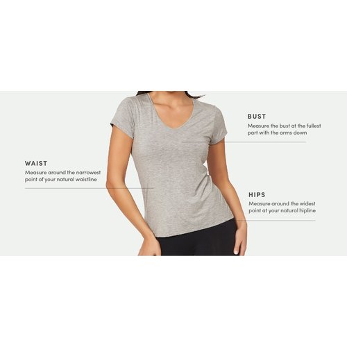 Boody Boody Bamboo V-Neck T-Shirt für Frauen - Weiß