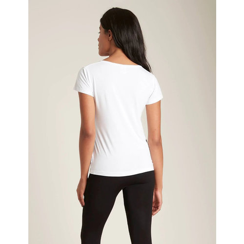 Boody Boody Bamboo V-Neck T-Shirt für Frauen - Weiß