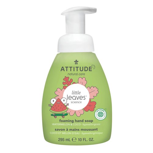 Attitude Little Leaves Foaming Hand Soap for Kids - Watermelon & Coco (295ml)