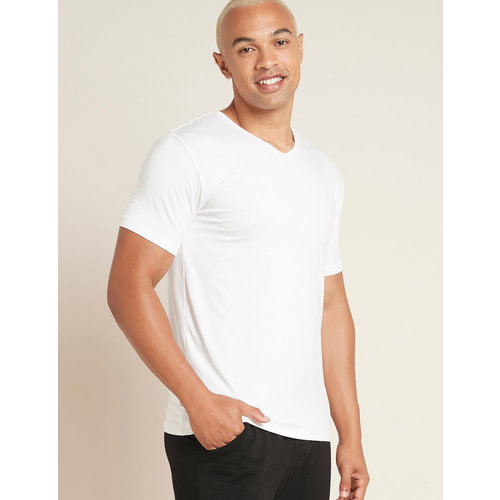 Boody Bamboo V-Neck T-Shirt - White Boody Bamboo V-Neck T-Shirt - White