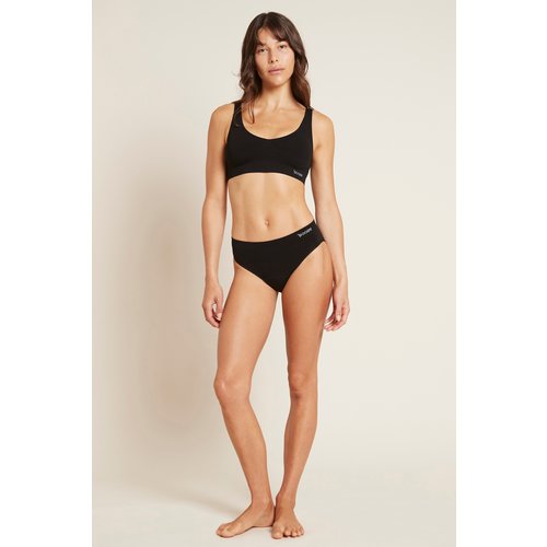 Boody Bamboo Bikini Slip Periodenunterwäsche Light/Normal - Schwarz