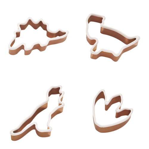 Lurch Stainless Steel Cookie Cutters - Dino Lurch Stainless Steel Cookie Cutters - Dino