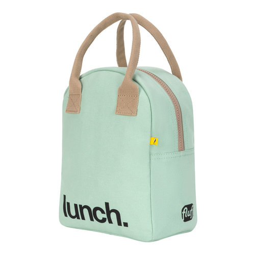 Fluf Eco Zipper Lunch Bag - Mint Fluf Eco Zipper Lunch Bag - Mint