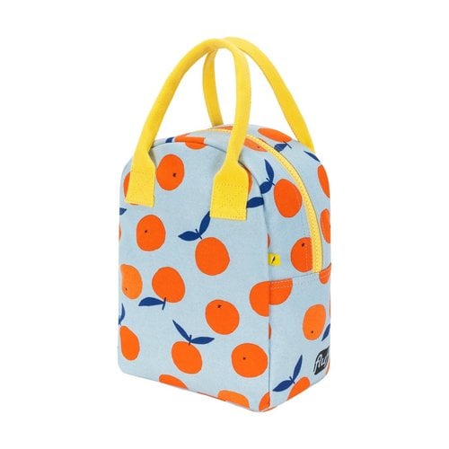 Fluf Eco Zipper Lunch Bag - Orangen