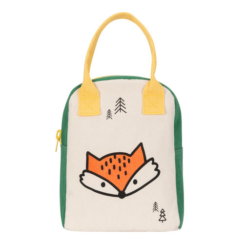 Fluf Eco Zipper Lunch Bag - Fox