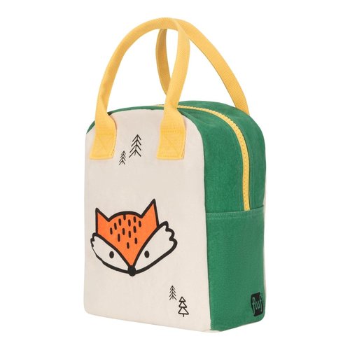 Fluf Eco Zipper Lunch Bag - Fox