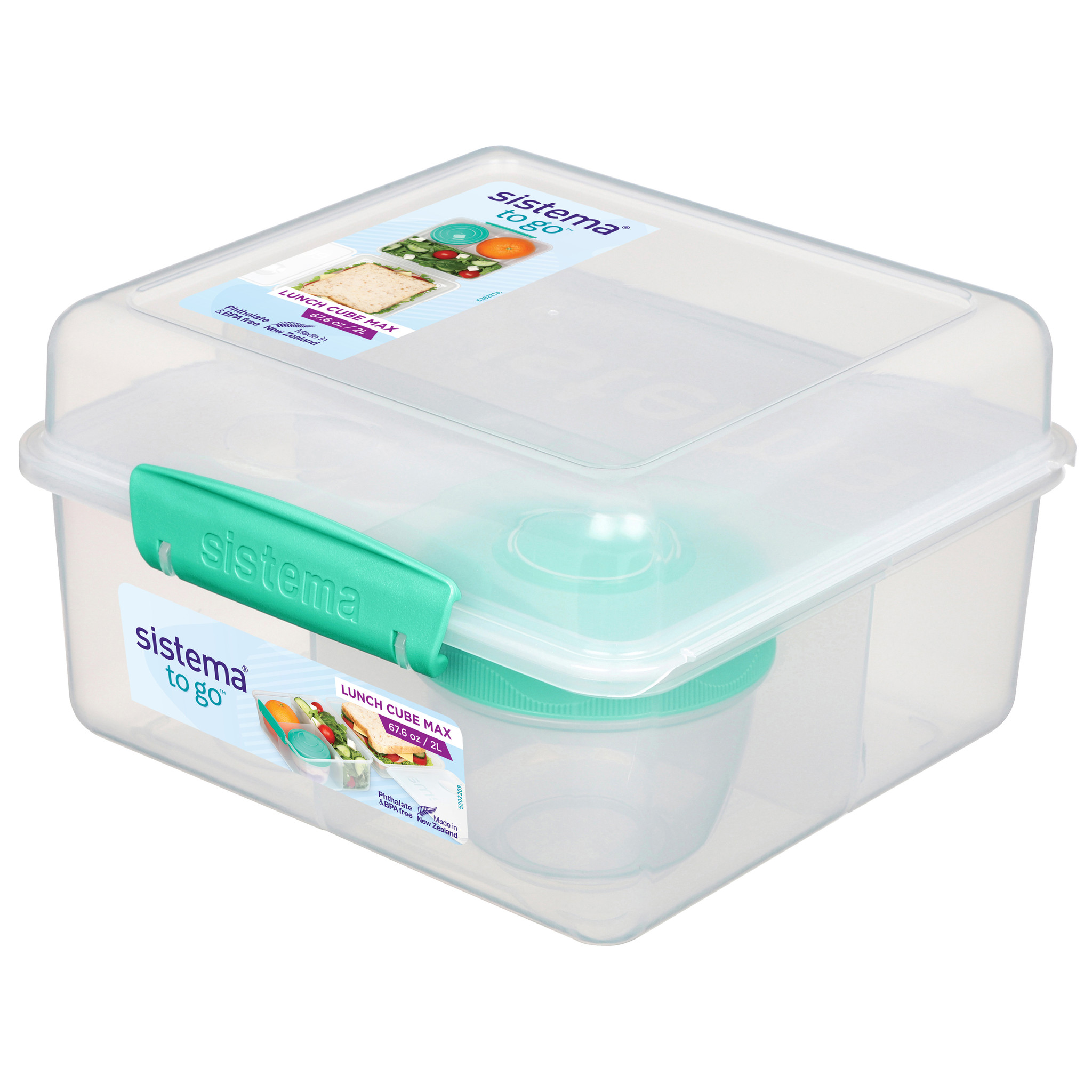 Sistema Lunchbox 'Cube' (2l) Teal
