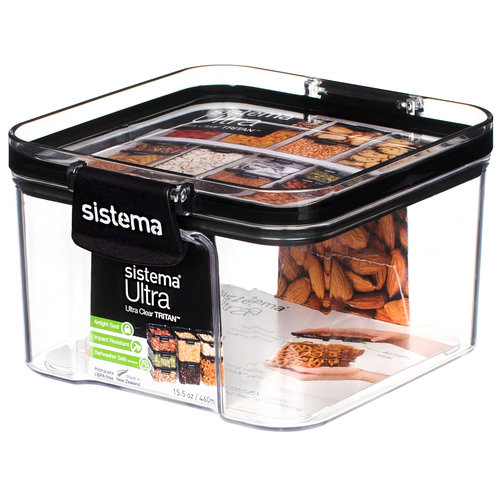 Sistema Ultra Square Storage Container - 460ml Sistema Ultra Square Storage Container - 460ml