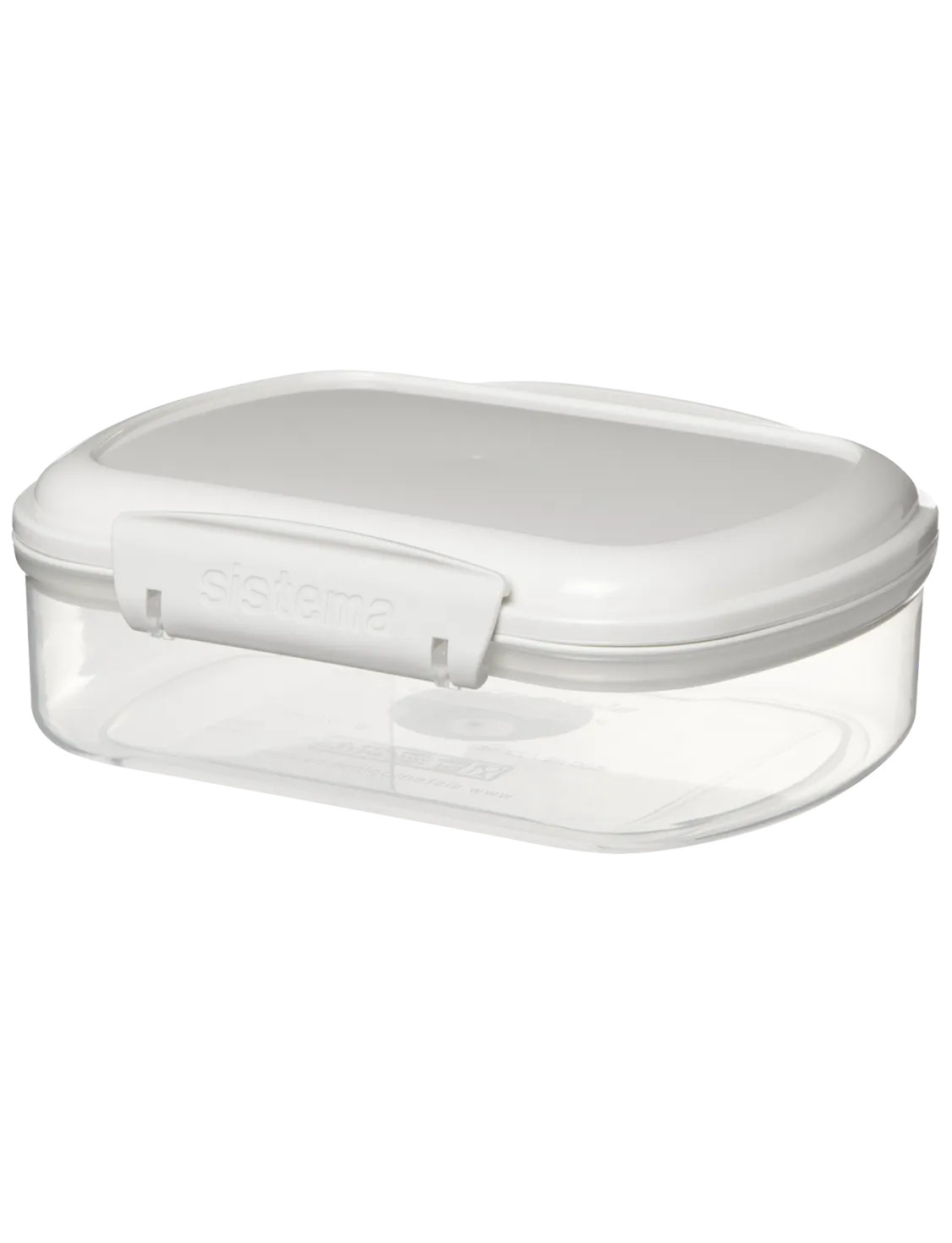 Sistema 1210ZS Bake It Food Storage Container with Split Compartments, White