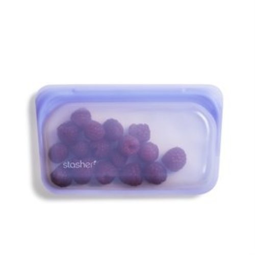 Stasher Reusable Snack Bag Small - Purple