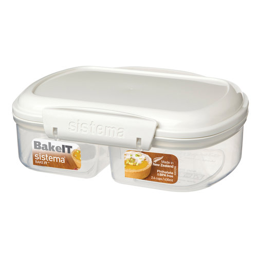 Sistema Bake It Storage Split Container - 630ml Sistema Bake It Storage Split Container - 630ml
