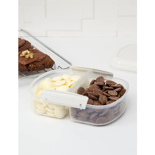 Sistema Bake It Storage Split Container - 630ml