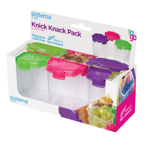 Sistema Set van 3 Voorraaddozen - Medium Assorti Sistema Set van 3 Voorraaddozen - Medium Assorti