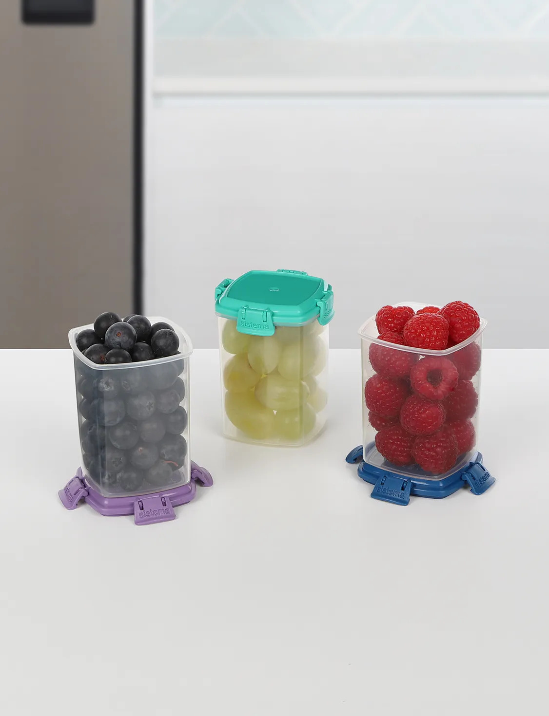 Sistema To Go Yoghurt Pods, Set-of-2, 150ml, Assorted Colours - Food Storage