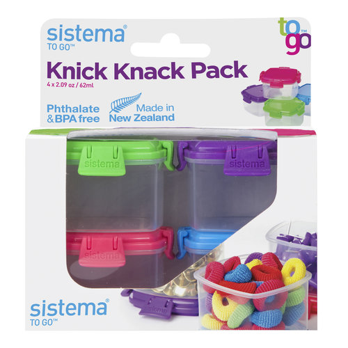 Sistema To Go Set mit 4 Aufbewahrungsboxen - Mini Assorted