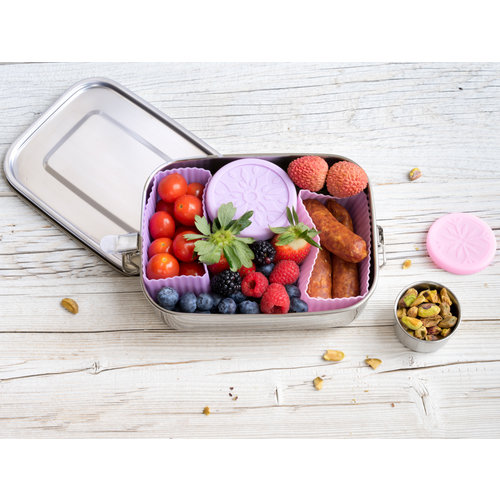 Lekkabox Bento Vormpjes - Roze/Lila