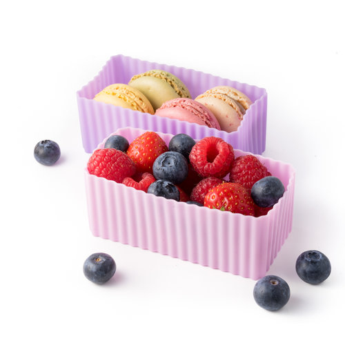 Lekkabox Bento Molds - Pink/Lilac Lekkabox Bento Molds - Pink/Lilac