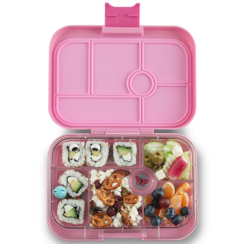 Yumbox Original Bento Lunchbox mit 6 Fächern - Fifi rosa