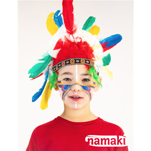 Namaki Natural Face Paint Pencils - Regenbogen - 6 Farben