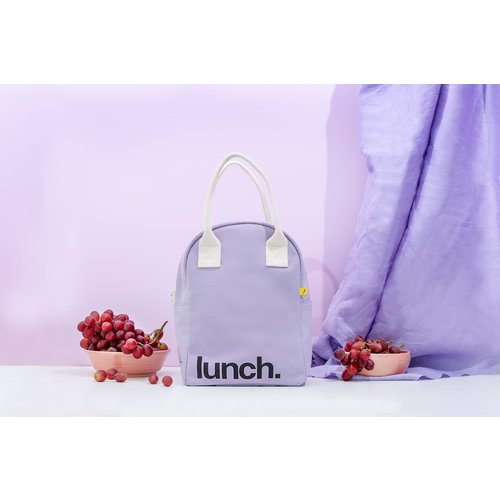 Fluf Eco Zipper Lunch Bag - Lavendel