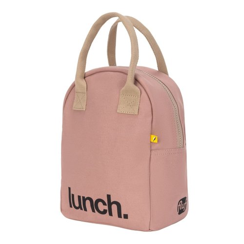 Fluf Eco Zipper Lunch Bag - Mauve Fluf Eco Zipper Lunch Bag - Mauve