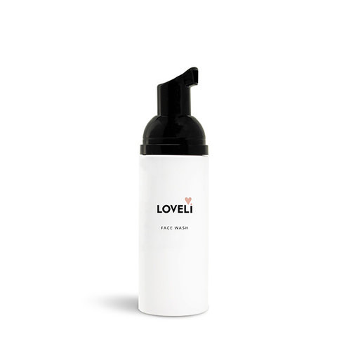 Loveli Face Wash Travel Size (50ml) - Normale tot Droge Huid Loveli Face Wash Travel Size (50ml) - Normale tot Droge Huid