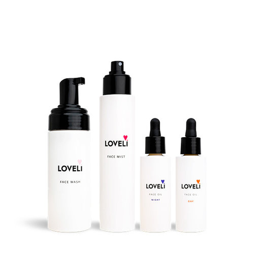 Loveli Set Facewash, Facemist En Face Oils Loveli Set Facewash, Facemist En Face Oils