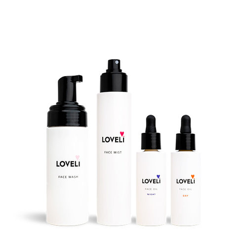 Loveli Set Facewash, Facemist En Face Oils