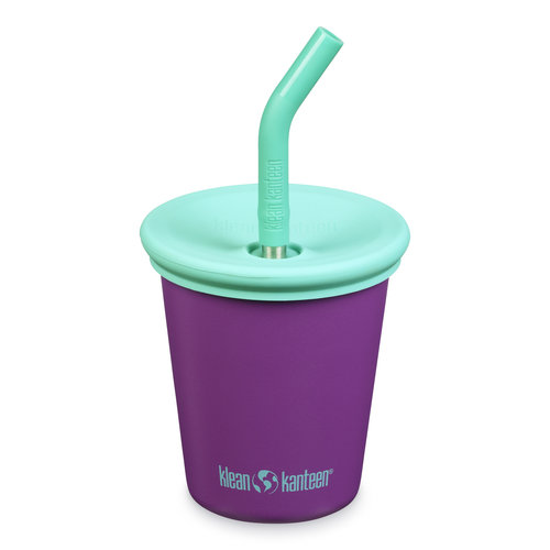 Klean Kanteen Stainless Steel Kid Cup with Straw