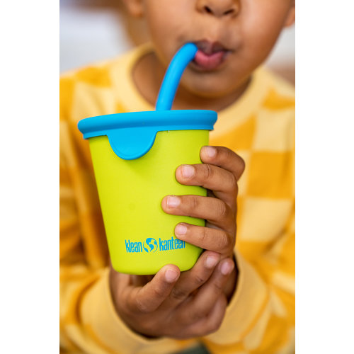 Klean Kanteen Stainless Steel Kid Cup with Straw