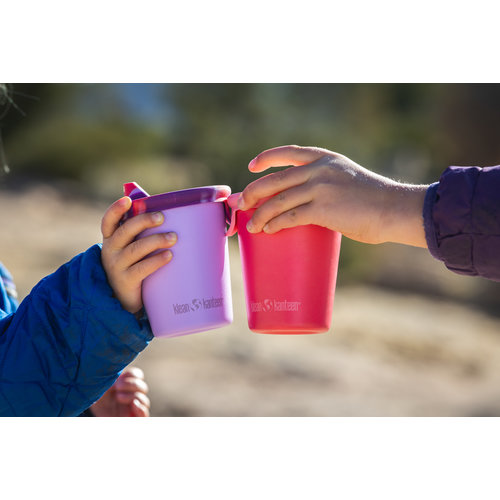 Klean Kanteen Kindertasse aus Edelstahl mit Strohhalm