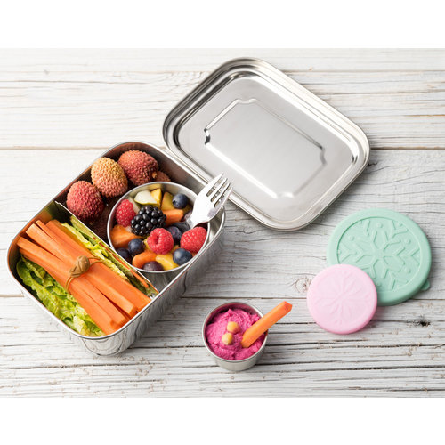 Lekkabox Midi Snack Box aus Edelstahl